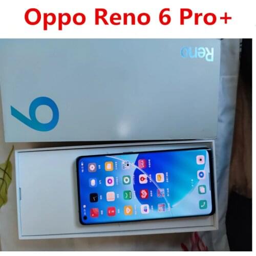 New Oppo Reno 6 Pro+ Plus 5G Android Phone 65W Charger 50.0MP 5 Cameras 6.55" 90HZ AMOLED Screen Snapdragon 870 Face Wake NFC