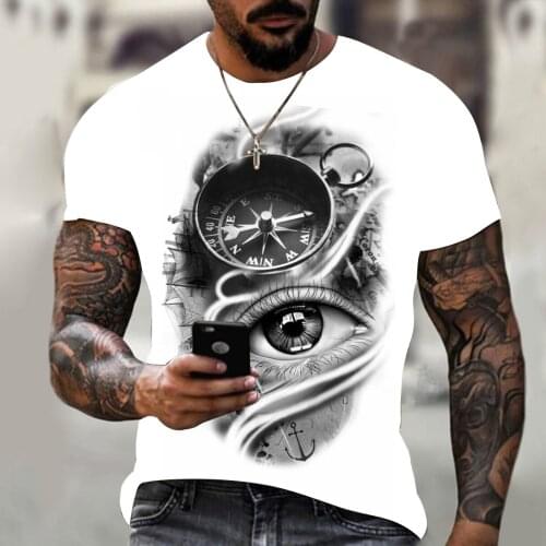 New summer mens and womens D-print pattern tops hip-hop plus size street fashion short-sleeved t-shirt shirt tops