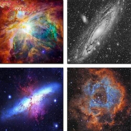 Full,square Diamond 4pcs/set abstract Stars Starry Night Landscape 5d Diamond Painting 3d picture,Cross Stitch,Diamond Mosaic