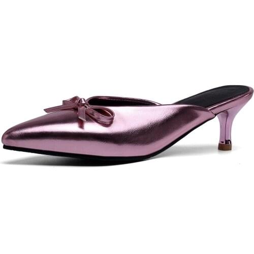 Womens fashion 19 years spring and summer new stiletto heel pointed sandals tide 40-46