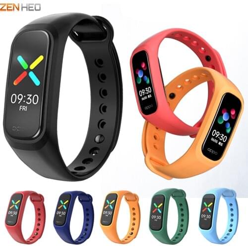Silicone Wrist Strap for OPPO Band Replacement Sports Wristband Bracelet Belt for Oppo Smart Band