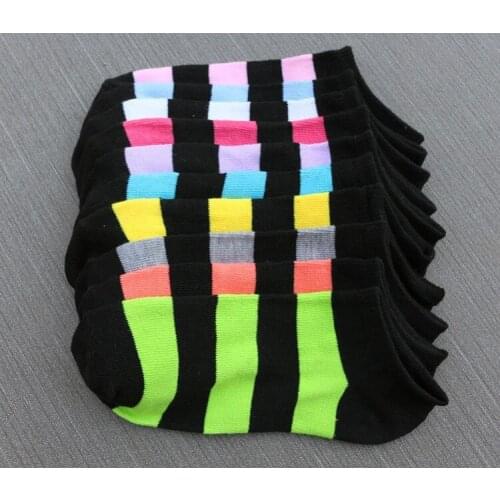 Warm comfortable cotton bamboo fiber girl womens socks ankle low female invisible color girl boy hosier 3pair=6pcs WS29