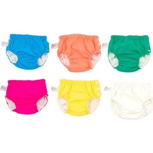 Newborn Baby Cloth Washable Diaper Cover Swimsuit Infant Children Swimwear Girl Reusable Diapers Waterproof Panties Swim Nappies