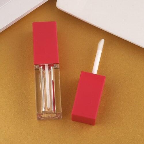 100pcs 5ml Lip Gloss Tubes with Wand Refillable Empty Lip Gloss Bottles Clear Lip Balm Bottle Lipstick Tubes Container