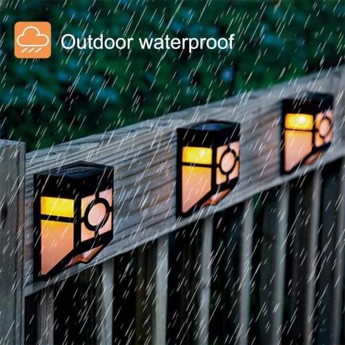 2 PCS Solar Light Home Garden Fence Wall Lamp 2018 New Solar Powered Lights for House Outdoor Landscape Garden Fence Lamp