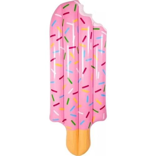 213CM Giant Inflatable ice cream Pool Float Circle Mattress Swimming Float Inflatable Pool Ring Toys for piscina Summer Fun Toy