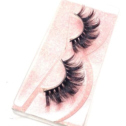 3D Mink False Eyelashes Natural Fluffy No Cruelty Eyelash Extension Factory Direct Sales 20mm Hort Lashes Sexysheep