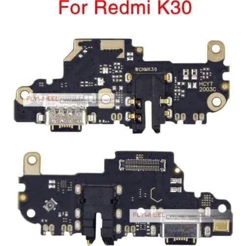 5pcs/lot Replacement Charging Flex Cable For Xiaomi Redmi K30 USB Charger Port Dock Plug Connector Flex Cable