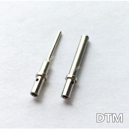 50/100Pcs DTM 0462-201-20141/AT62-201-20141 0460-202-20141 Stainless Steel Solid Terminal Size 20 AWG Deutsch Pin