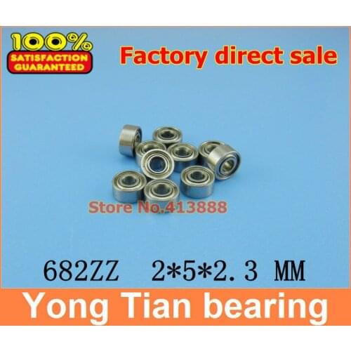 500pcs Free Shipping SUS440C environmental corrosion resistant stainless steel deep groove ball bearings S682ZZ 2*5*2.3 mm