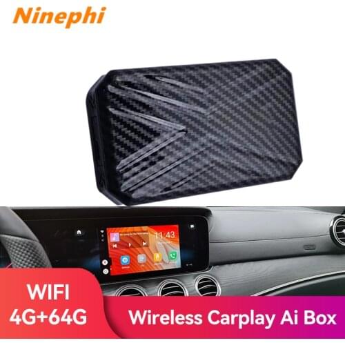 Carplay Ai Box Car Multimedia Player New Version 4+64G Android system Wireless Mirror link For Apple Carplay Android Auto Tv Box