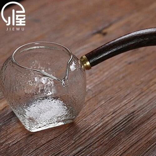 JIEWU Glass Side Handle Teapot Heat-resistant Thickened Glass Pot 2021 New Office And Household Tea Essential Tea Set Accessorie