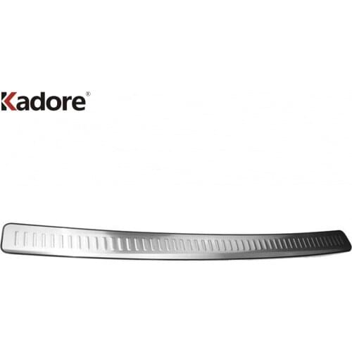 For Nissan March 2010 2011 2012 2013 2014 Stainless steel Rear bumper Protector Sill Trunk Lid Threshold Pad Tread Plate Pedal