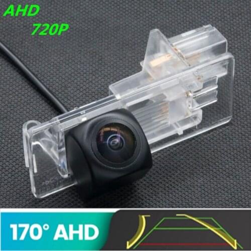 AHD 720P Trajectory Fisheye Car Rear View Camera For Renault Megane III 2008~2016 Laguna Duster Fluence Reverse Vehicle Camera