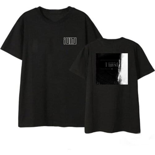 Kpop (G)I-DLE I Trust Album Shirts Hip Hop Streetwear Loose Clothes Tshirt T Shirt Short Sleeve Tops T-shirt DX1383