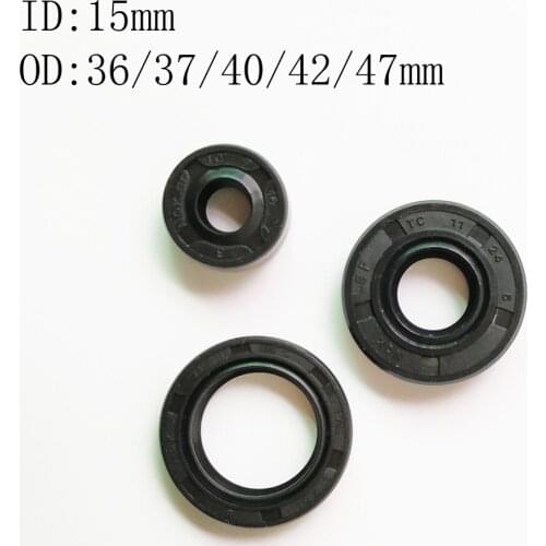 1PCS 15X36X7 15X37X7 15X40X10 15X42X8 15X47X7MMNBR Shaft Skeleton Oil Seal TC Nitrile Rubber Ring Gasket