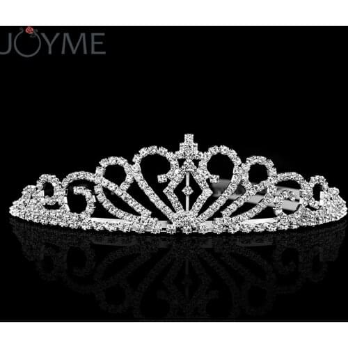 Joyme Crystal Rhinestone Crown Headband Wedding/Birthday Party Tiara Hair bands Bridal Hair Accessories Girls Hairwear