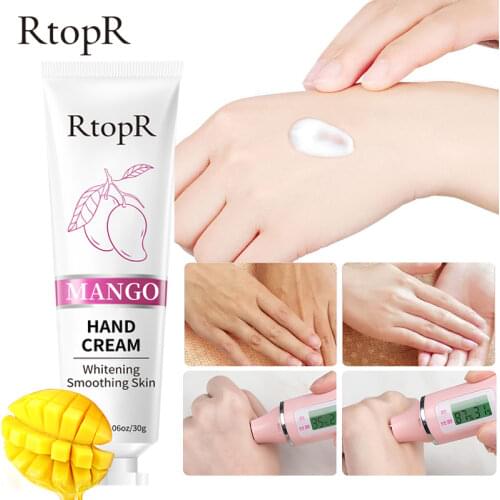 RtopR Mango Rejuvenation Anti-Wrinkle Essence Moisturizing Hand Cream Whitening Hand Skin Sunscreen Anti-Cracking Hand Care