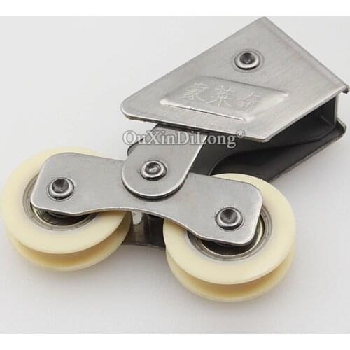 High Quality 4PCS Stainless Steel 2008 Type Aluminum Alloy Sliding Door and Window Rollers Ball Bearing Nylon Mute Wheels