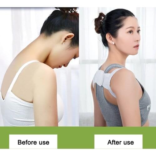 Adjustable Brace Support Belt Back Posture Corrector Clavicle Spine Back Shoulder Lumbar Posture Correction Women Men Universal