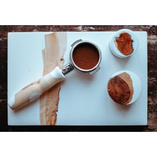 1Set Coffee temper Coffee distributor Temping board Espresso Accessories