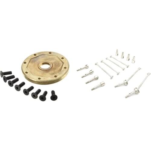 2 Set RC Car Part: 1 Set Metal CVD Drive Shaft Wheel Axle Differential Cup Set & 1 Set Upgrade Gear Seat EA1077