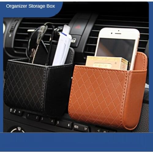 Car Air Vent Organizer Phone Holder Car Styling Storage Box Drink Cup Holder Car Organizer Pouch Stowing Tidying Car Accessories