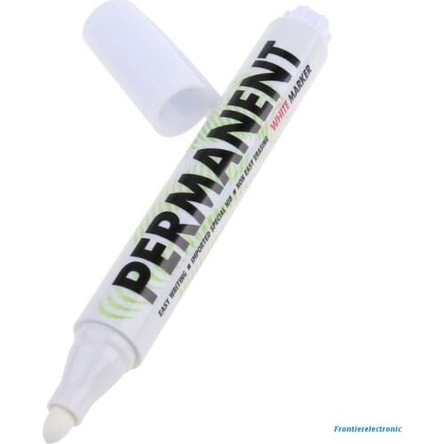White Marker Pen Paint Oil Car Tire Marker Pen Waterproof Paint Marker Graffiti Pen