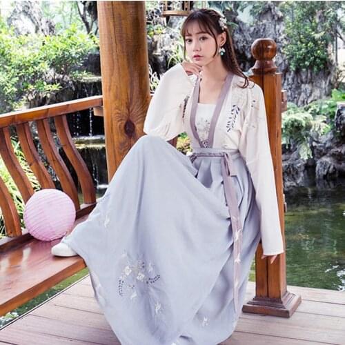 Hanfu women chinese dance costumes qing dynasty costume chinese hanfu traditional chinese dress