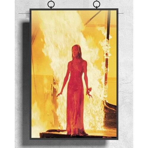 L262 CARRIE Movie Classic RARE Horror 01 Silk Fabric Poster Art Decor Indoor Painting Gift