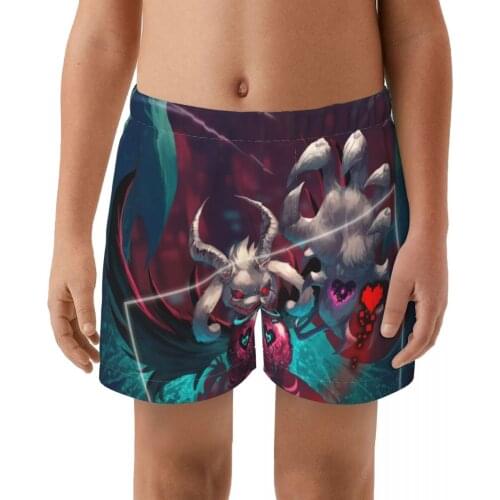 Undertale Hot sell swimming Trunks boys Beach shorts Hi-Q Swimwear with Pocket trunks cute springs Sports suit kid Swimsuit
