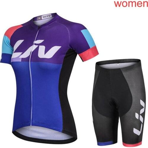Summer Hot Sale Cycling Jersey Set Women Pro Team MTB Bicycle Clothing Set Breathable Road Bike Sportswear Ropa Ciclismo Y040101