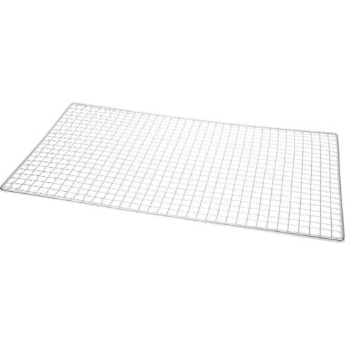 HOT- Metal Squares Holes Grilling Barbecue Wire Mesh 40cm x 25cm