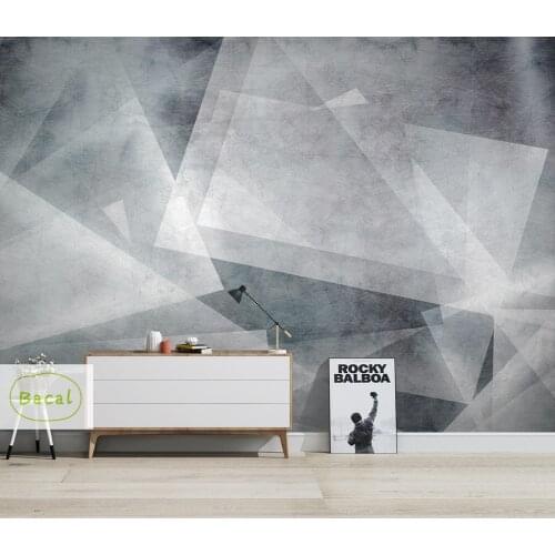 Bacal New fashion personality wallpaper mural 3d Abstract modern minimalist geometric TV background wall papers home decor 5d