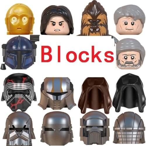 Single sell Movie Series Paz Vizra Mandalori Skywalk Starkiller Trooper Figures Accessories Building Block Toy Christmas Gift
