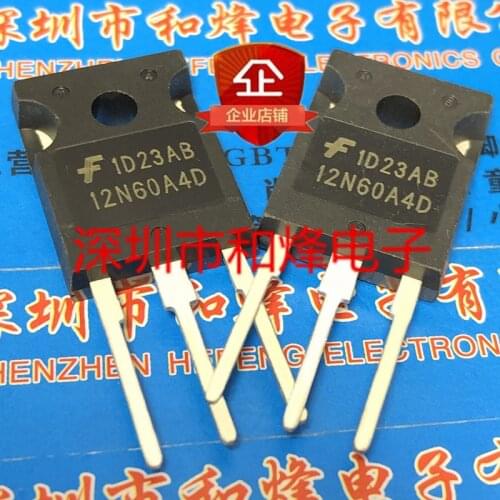 Original 2pcs/ 12N60A4D HGTG12N60A4D TO-247 600V 54A