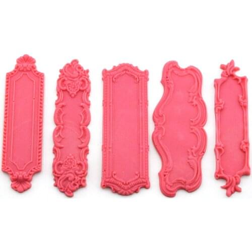 Palace European style embossed Fondant cake decoration silicone mold Chocolate mold Color clay clay mold