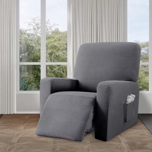 10 Colors Water Repellent Recliner Chair Cover High Stretch Couch Slipcover Super Soft Fabric Sofa Seat Cover