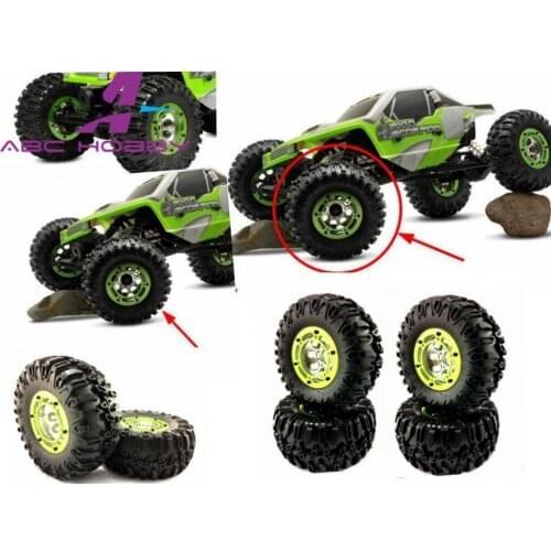 1/10th crawler tire and RimTruck PROLINE 2.2 Crawler for AXIAL SCX10/AX10/Rc8WD 2pairs