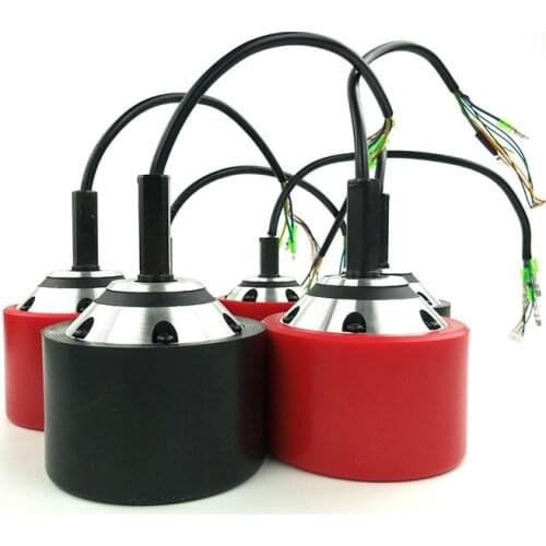 1PC 70mm 83mm 90mm Electric Skateboard Hub Motor Black or Red PU Cover for Single Drive or Dual Drive Electrical Longboard