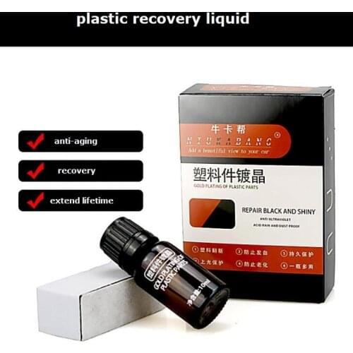 10sets/pack 10ml Plastic Maintenance and coating dashboard tyre recovery liquid