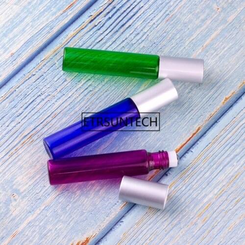 10ml Roll On Roller Bottle For Essential Oils Refillable Perfume Bottle Deodorant Container F1510