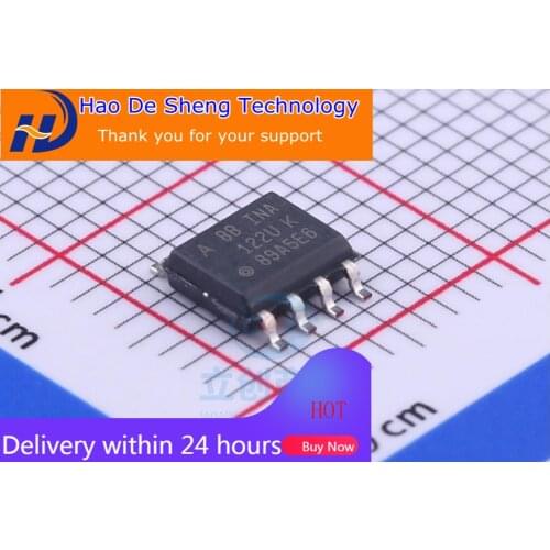 10PCS/LOT INA122 INA122UA SOP8 INA122U Instrumentation Amplifier New Original In Stock