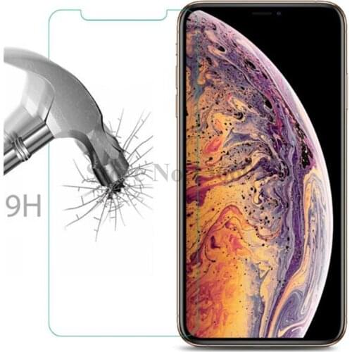100PCS For iphone XS XR XS max Tempered Glass screen protector 9H Explosion-Proof 2.5D 0.3mm tempered glass film protector