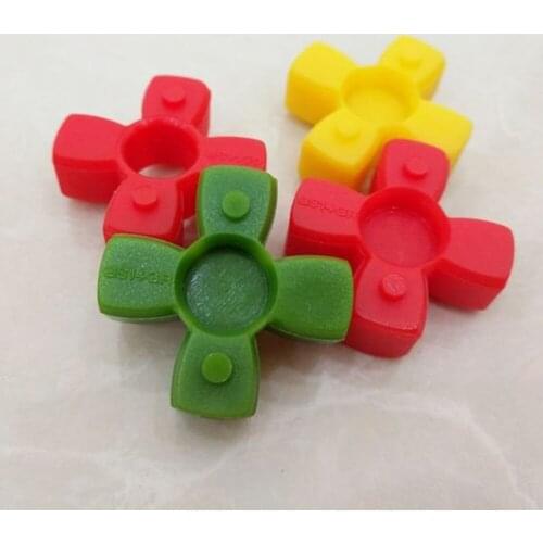 5pcs GS-9/14/12 claw Coupling/Coupler Rubber Spider for jaw spider shaft coupler 4 lamella quantity for plum-type coupler