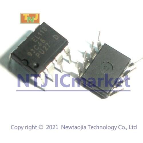 50 PCS AT93C46-10PU-2.7 DIP-8 93C46 PU27 3-Wire Serial EEPROM
