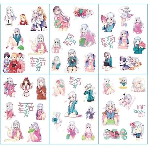 60 pcs/lot Anime Eromanga Sensei Sagiri Izumi transparent deco sticker set tags sticky note toy gift
