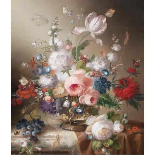 New Diamond mosaic full diamond embroidery beads flower Vase Peony Butterfly Grape diamonds cross stitch painting Inlay handwork