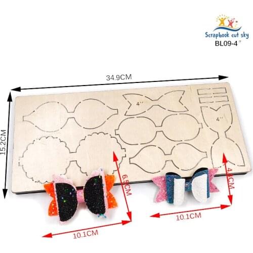 Bows DIY BL09 Muyu Wooden Mold Scrapbook Cutting Dies Suitable For Market General Machines