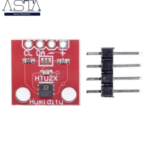Temperature Humidity Sensor GY-213V-HTU21D HTU21D I2C Replace SHT21 SI7021 HDC1080 Module